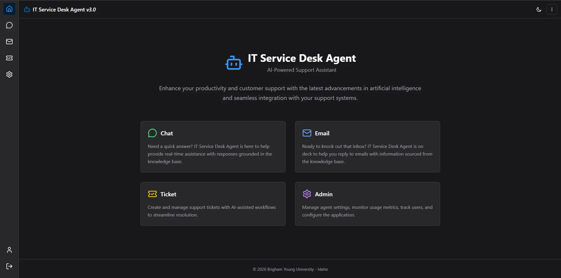 IT Service Desk Internal Agent